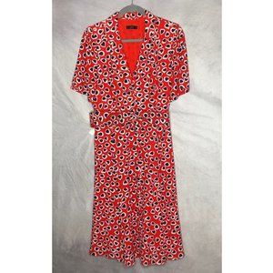 J. Crew Retro Heart Short Sleeve Shirt Dress